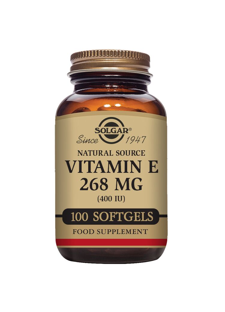 E vitamin kosttilskud fra Solgar med E vitamin kapsler. Har du E vitamin mangel kan du supplere din kost med kosttilskud.