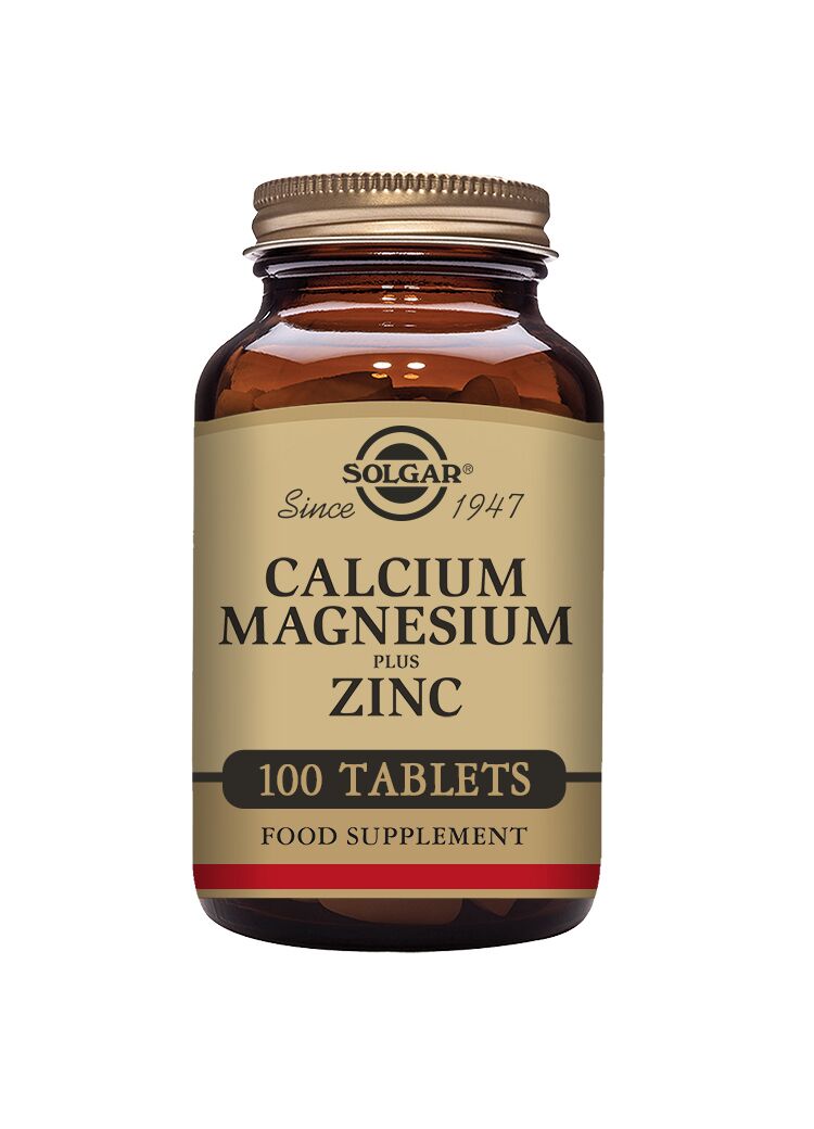 Solgar’s Calcium Magnesium tilskud med Zink bidrager til en sund muskulær struktur. Vores calcium tilskud med både calcium (kalk), magnesium og zink er vegansk og ideel til dig der lider af calcium mangel. Læs mere om vores calcium og magnesium tilskud her.